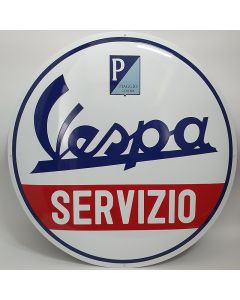 Vespa Servizio stor emalj