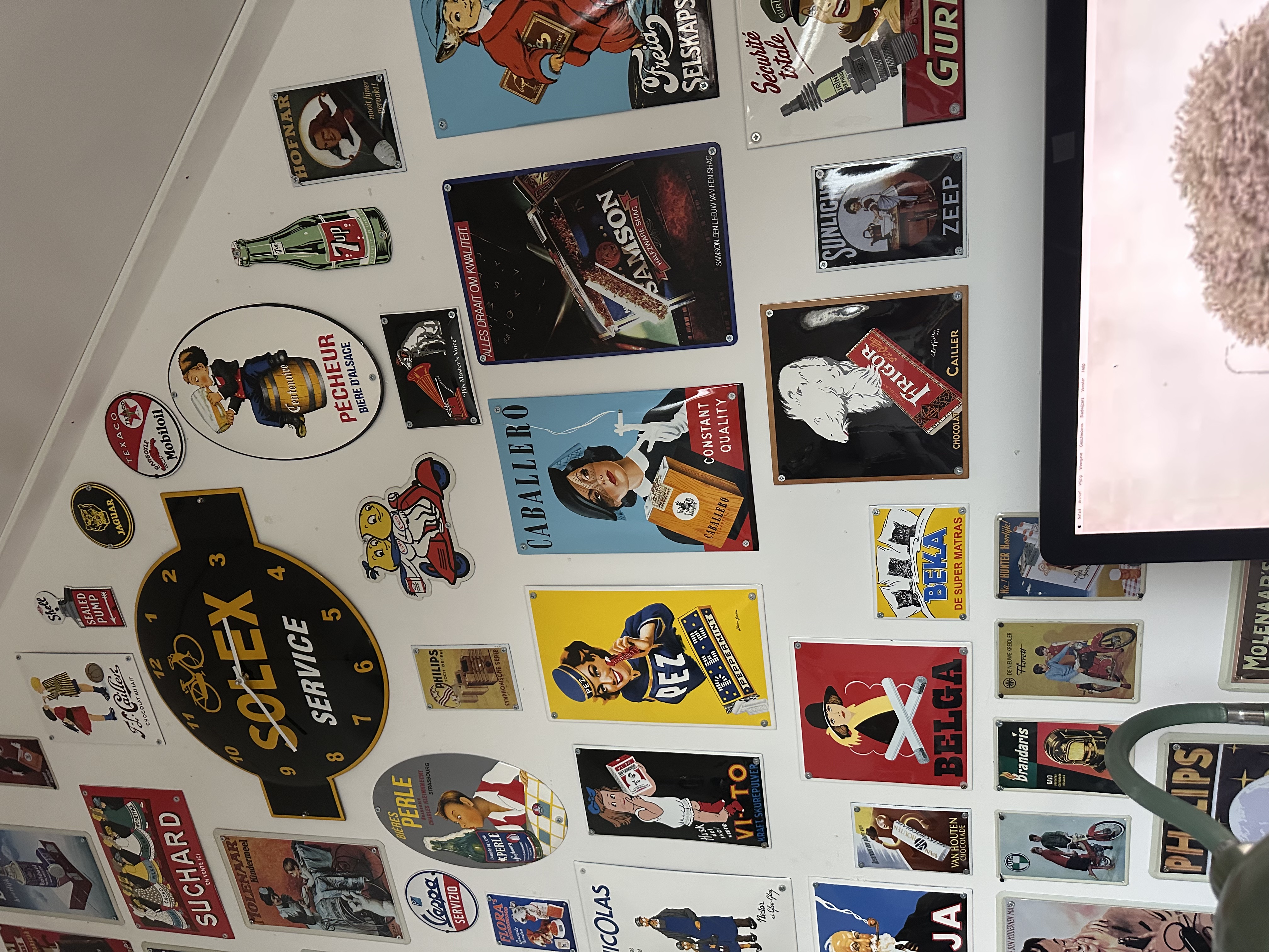 Hofnar nostalgisk emalj