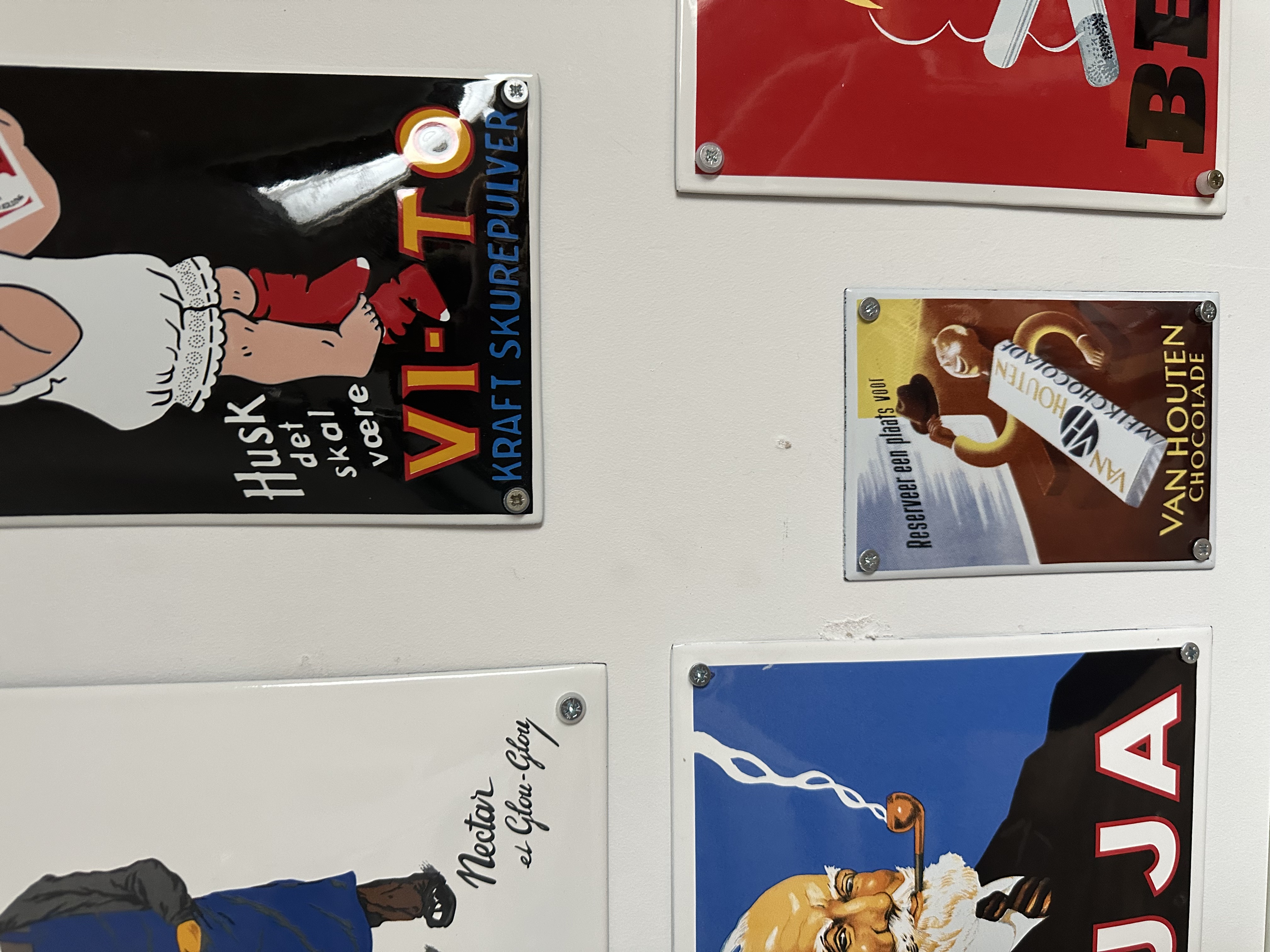 Van Houten Chocolade emalj