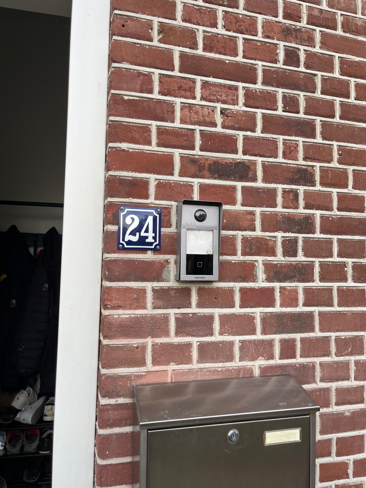 Husnummer Blå emalj