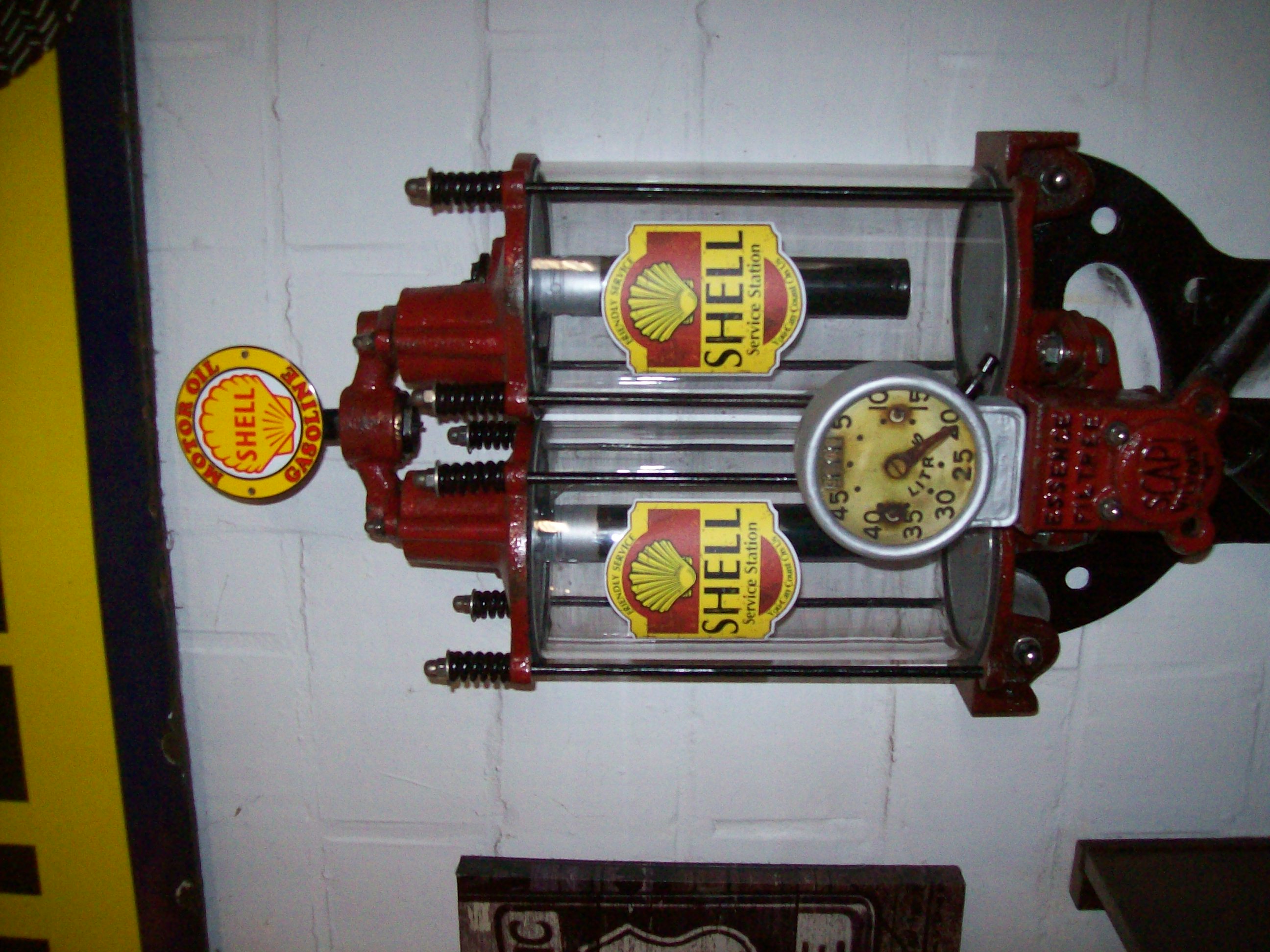 Shell Motor Oil Gasoline.